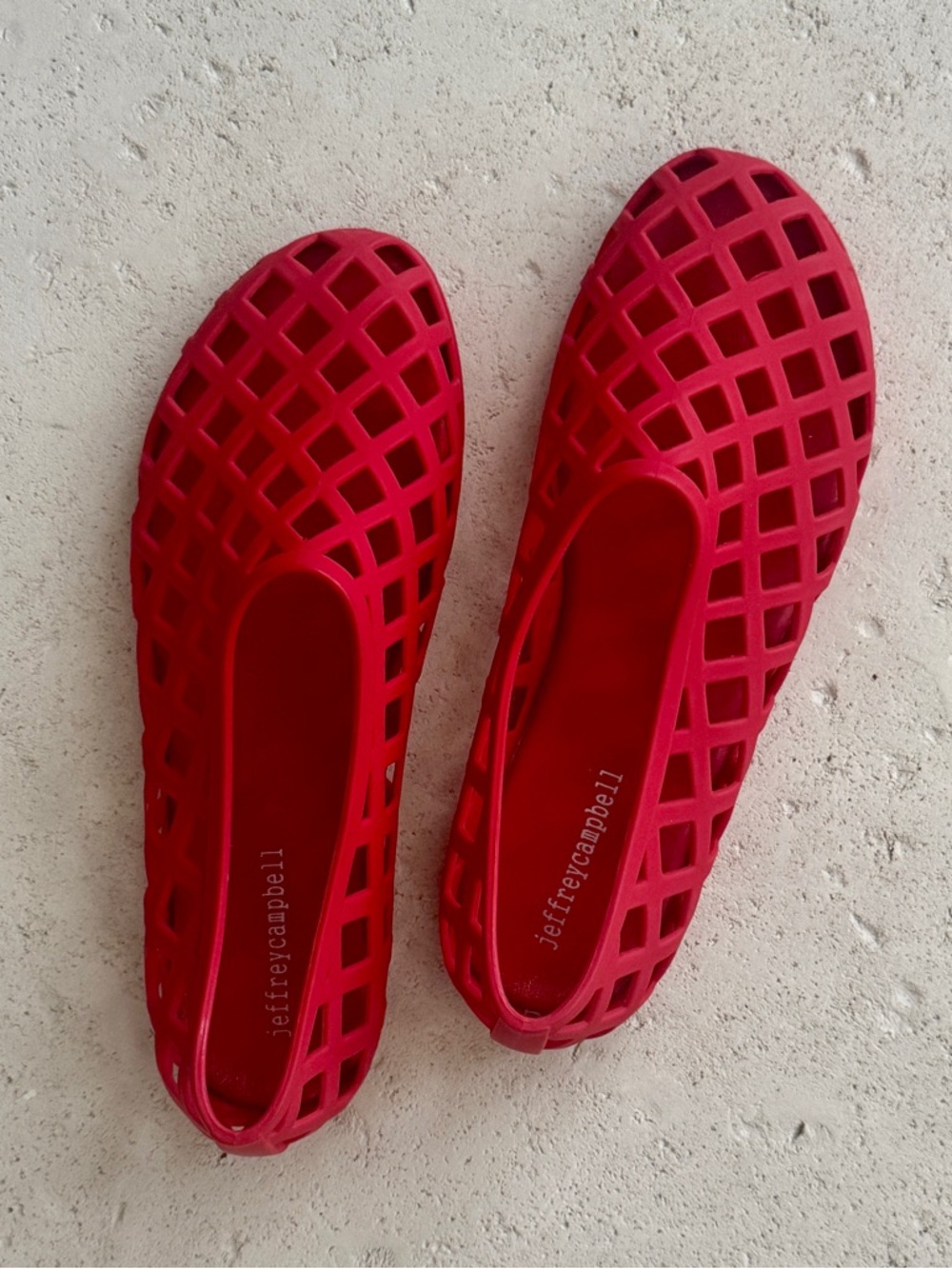 Jeffrey Campbell - Red "Jellz" Jelly Flat